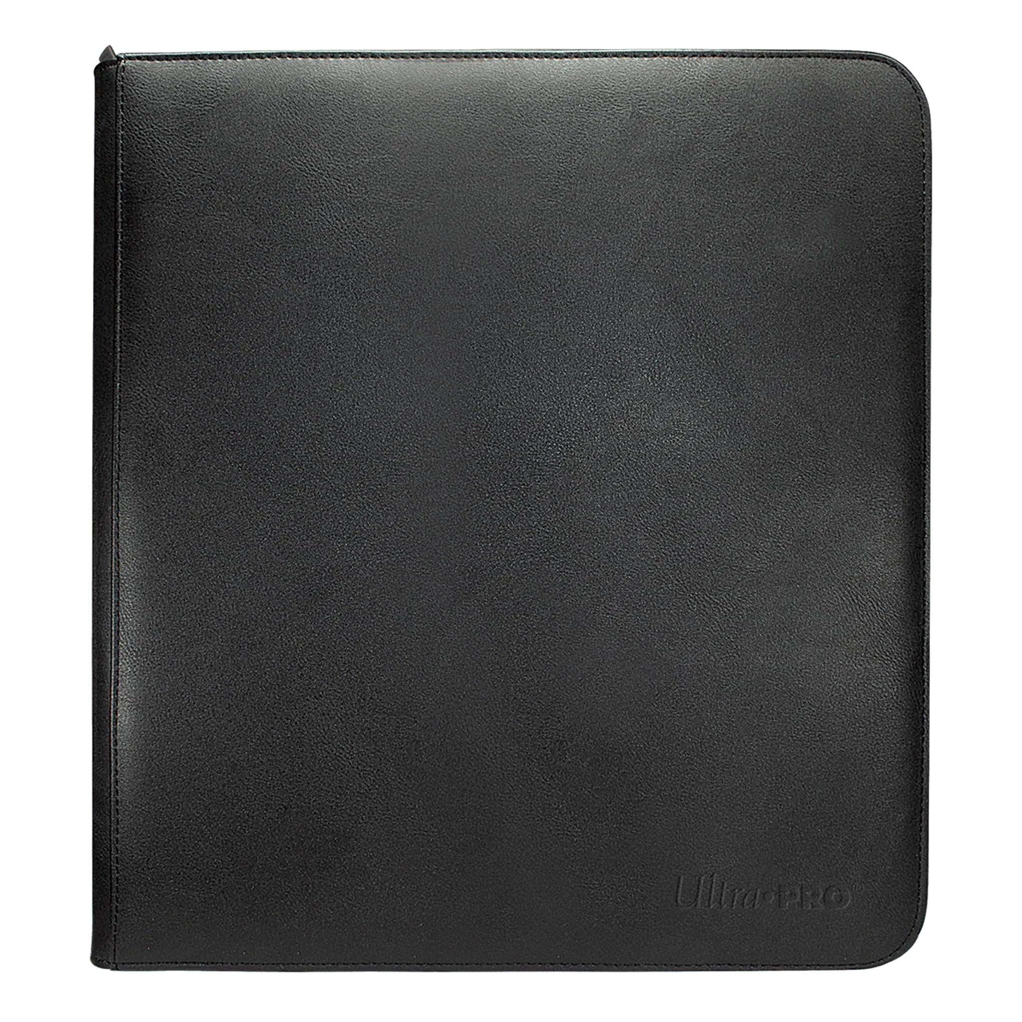 Ultra Pro - Vivid 12-Pocket Zippered PRO-Binder - Black