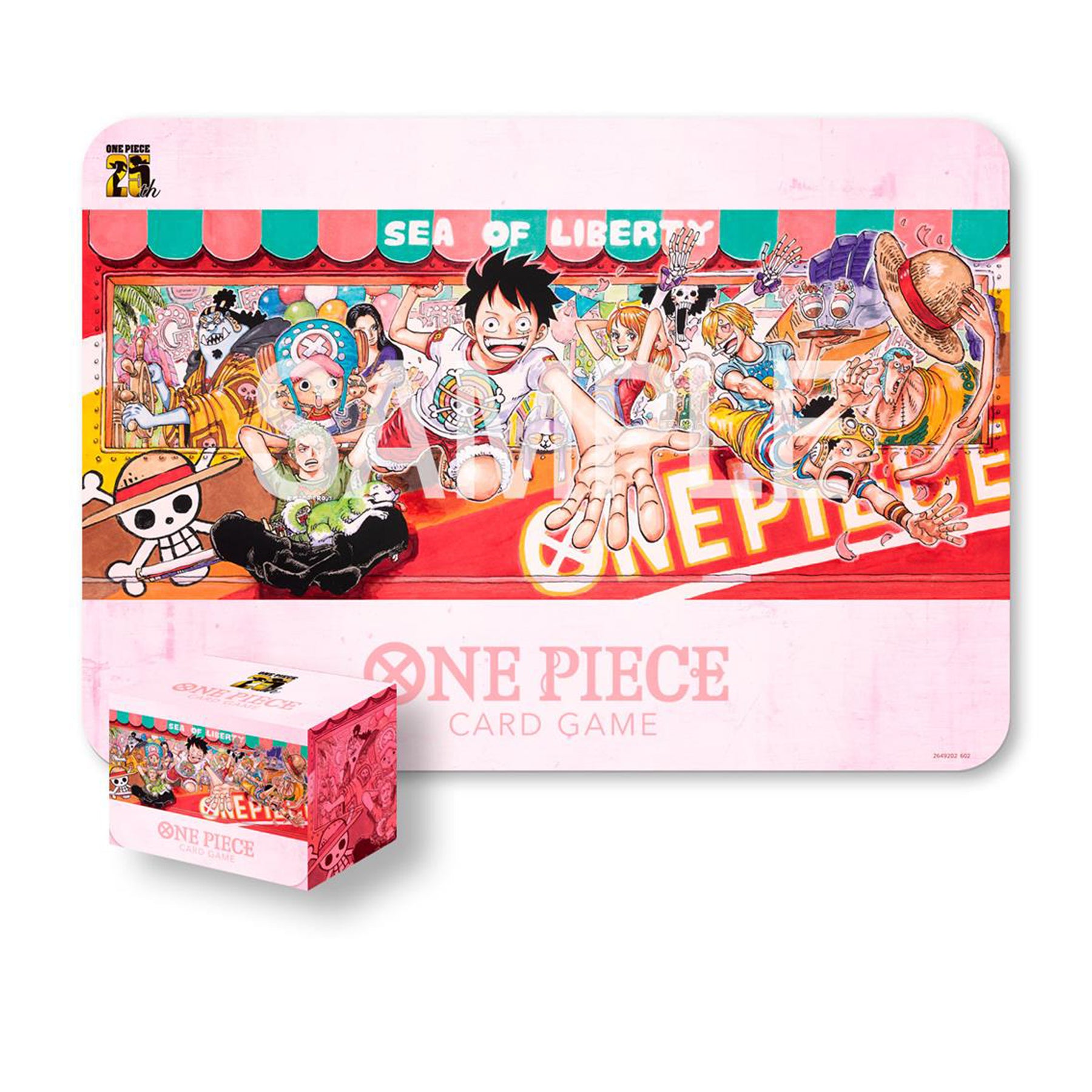 One Piece Card Game - Playmat and Card Case Set - 25th Edition