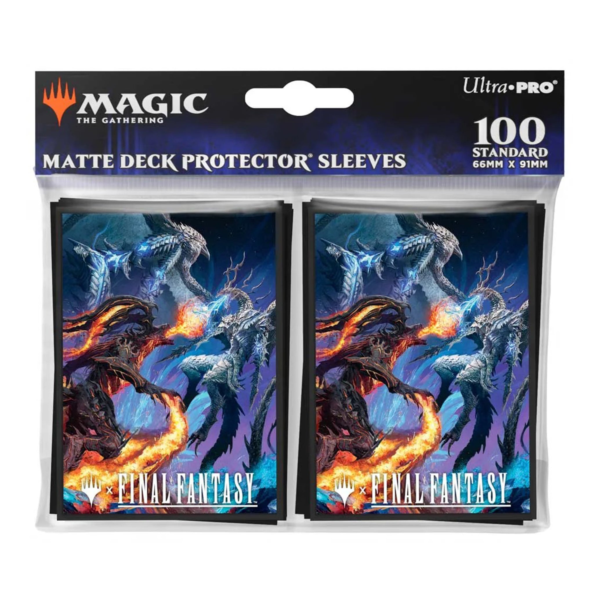 Ultra Pro - Final Fantasy Deck Protector Sleeves - Bahamut & Ifrit