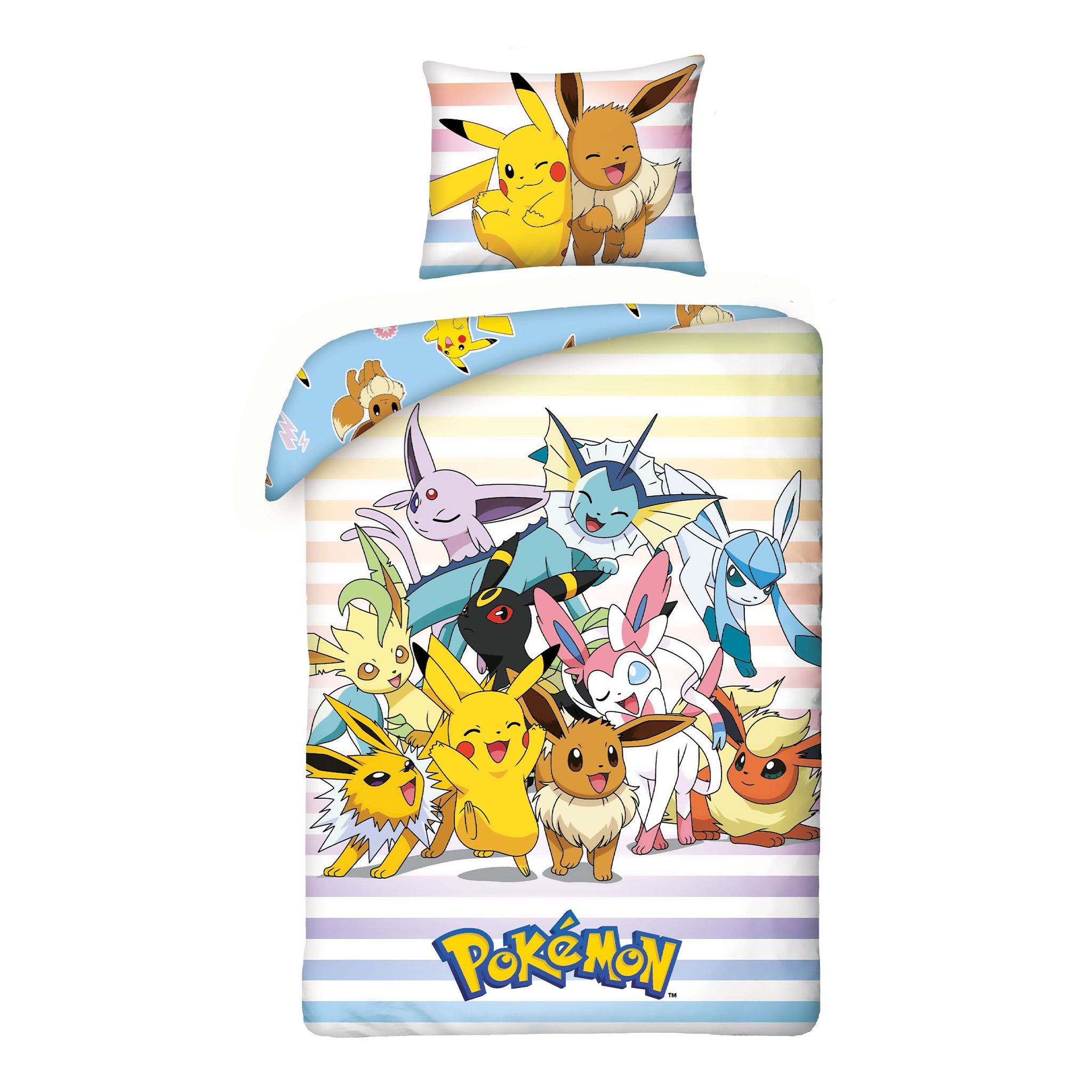 Pokémon Bettwäsche Pikachu, Evoli & Friends