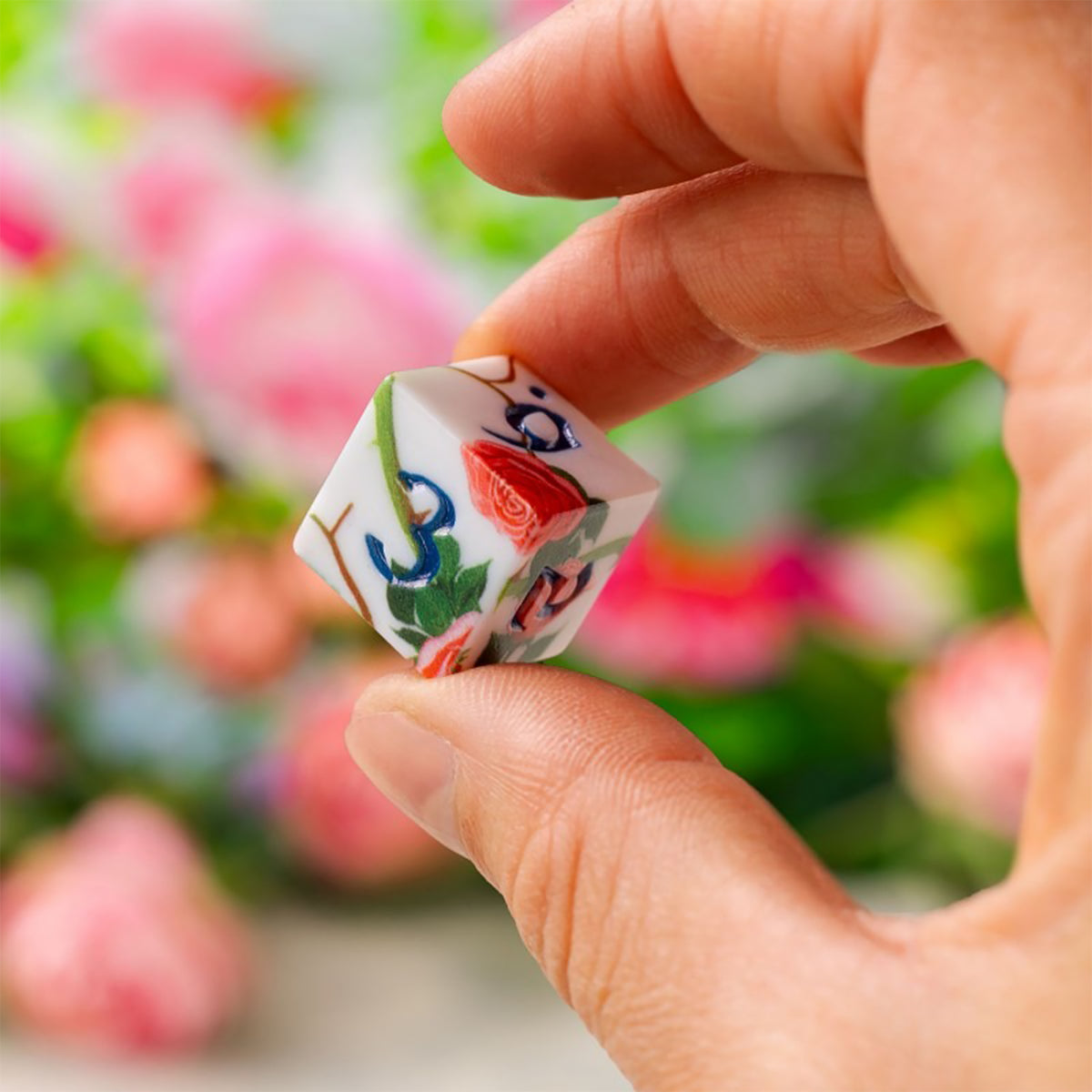 Full Art Dice Set - Roses