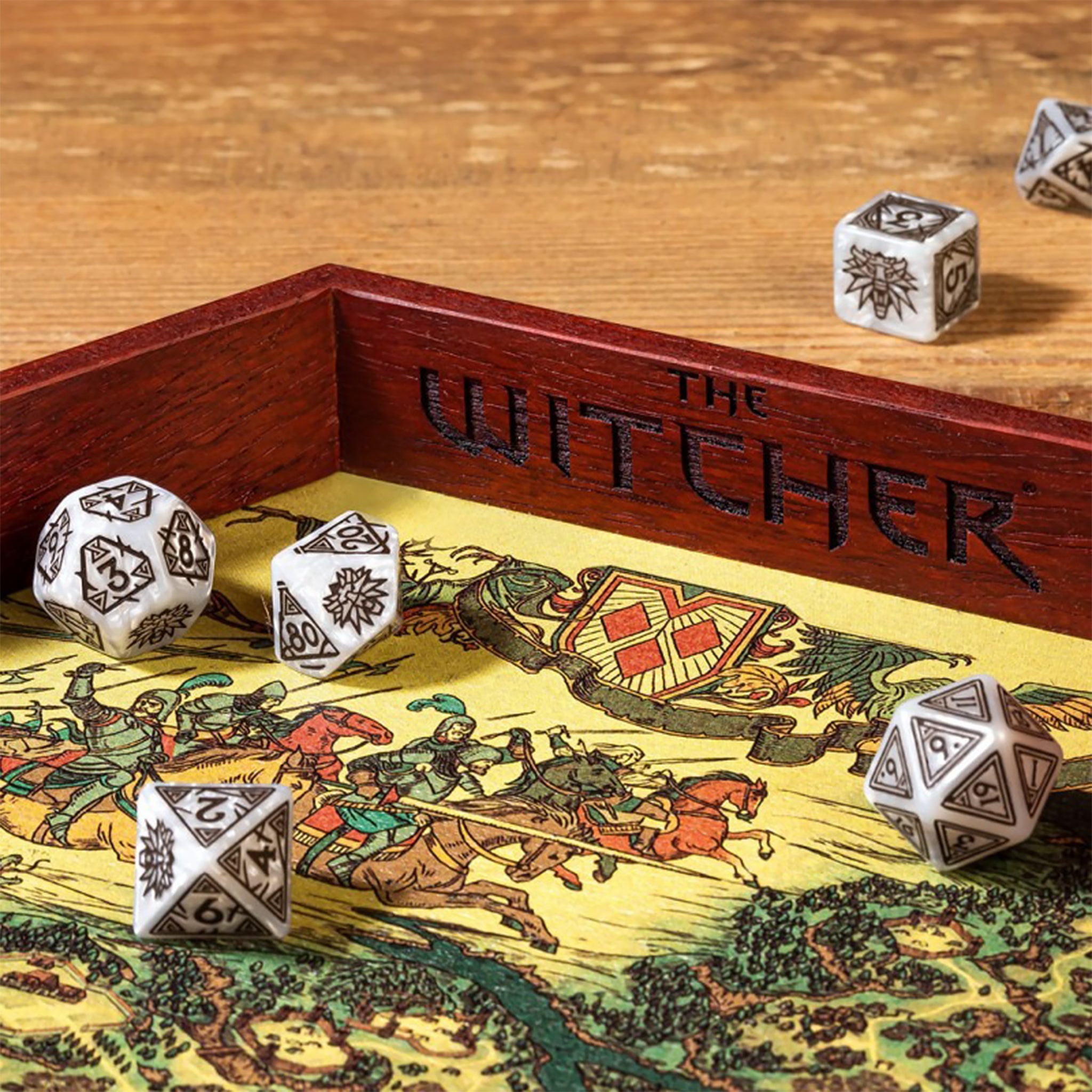 The Witcher Wooden Dice Tray