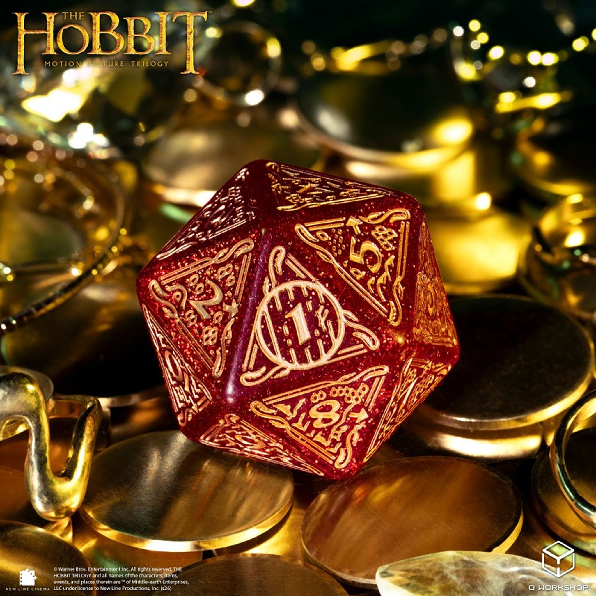 The Hobbit Spindown D20 Jumbo - Ember