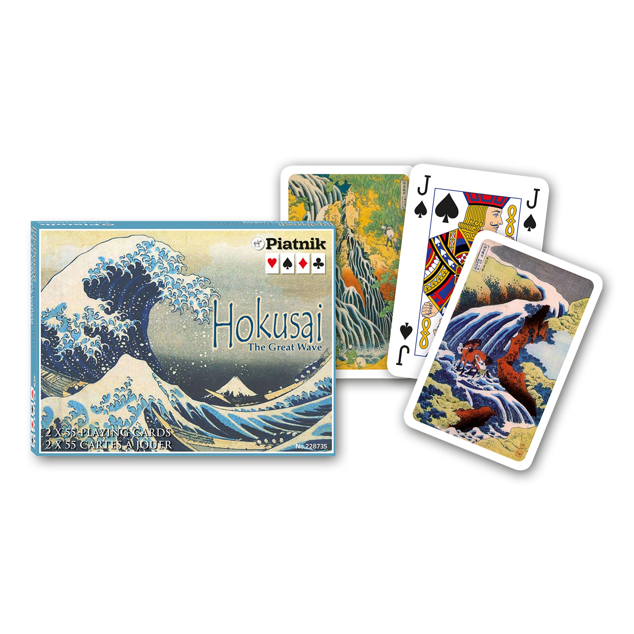 Piatnik - Hokusai - The Great Wave - Spielkarten