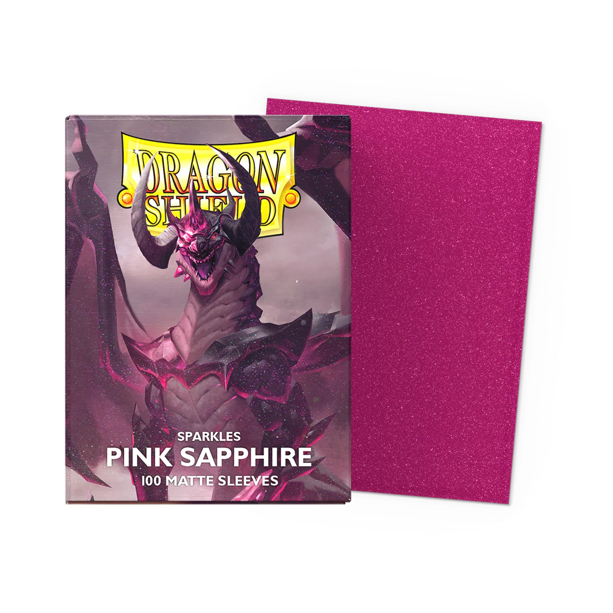 Dragon Shield - Matte Sleeves - Pink Sapphire