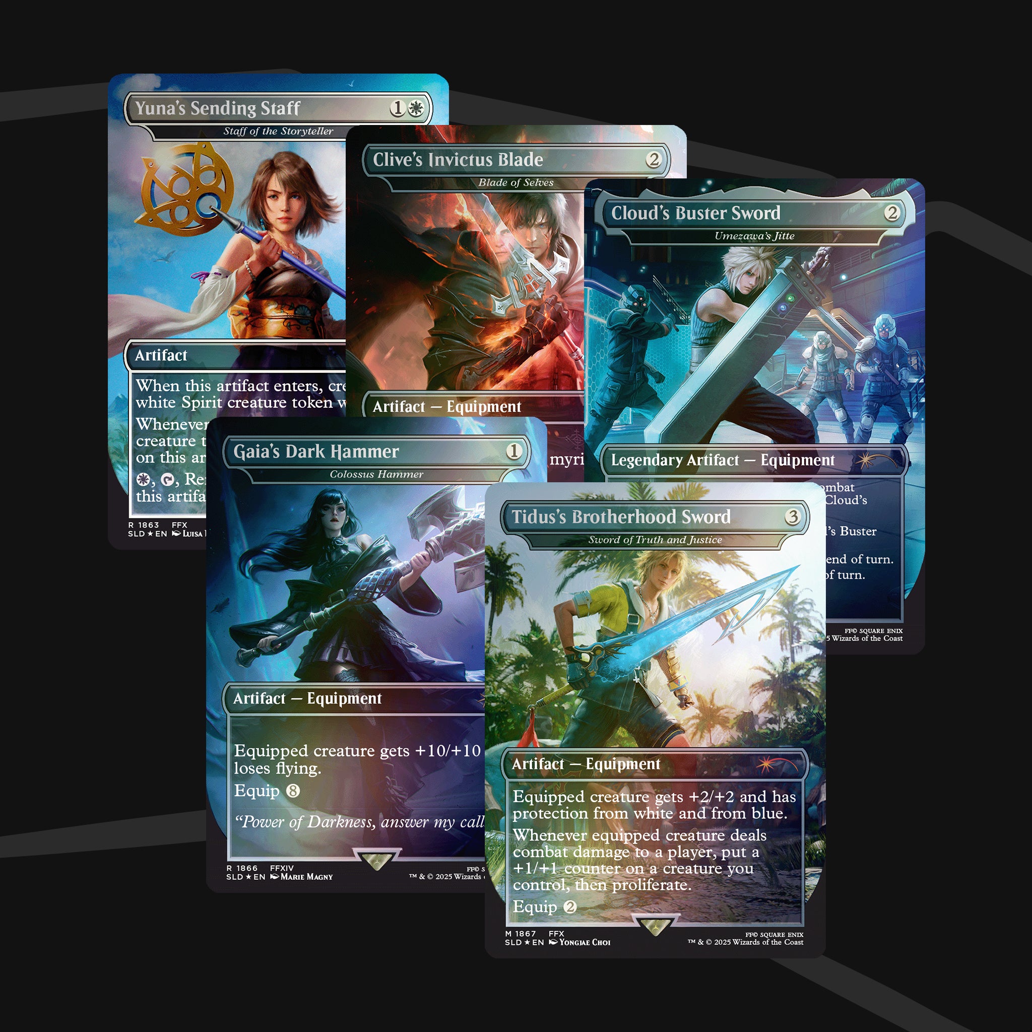 Secret Lair x Final Fantasy - EN Weapons - Foil
