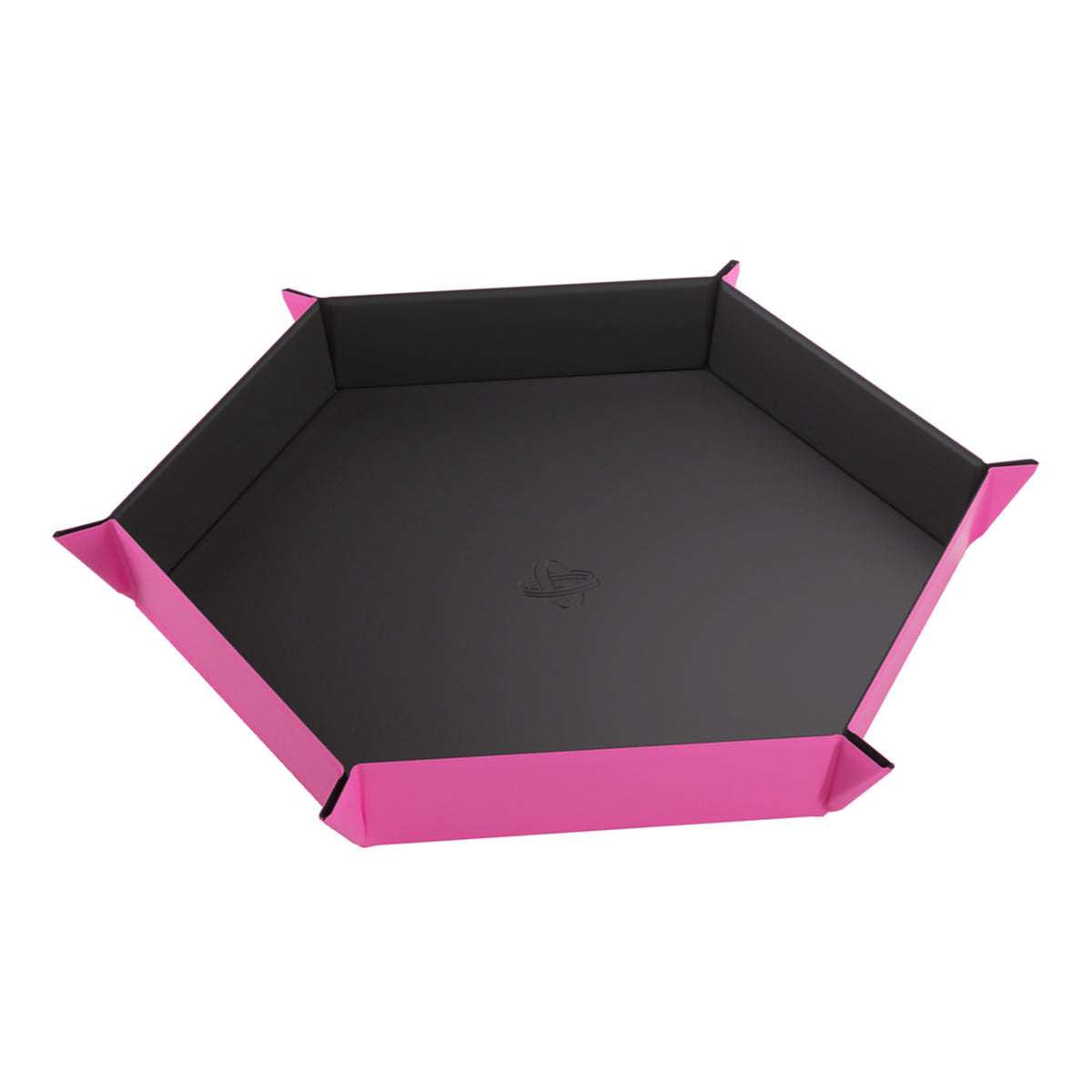 Magnetic Dice Tray - Hexagonal - Black/Pink