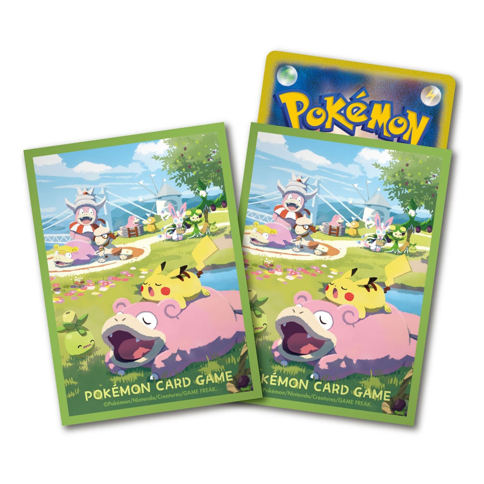 Pokémon Center Sleeves - Pikachu & Flegmon
