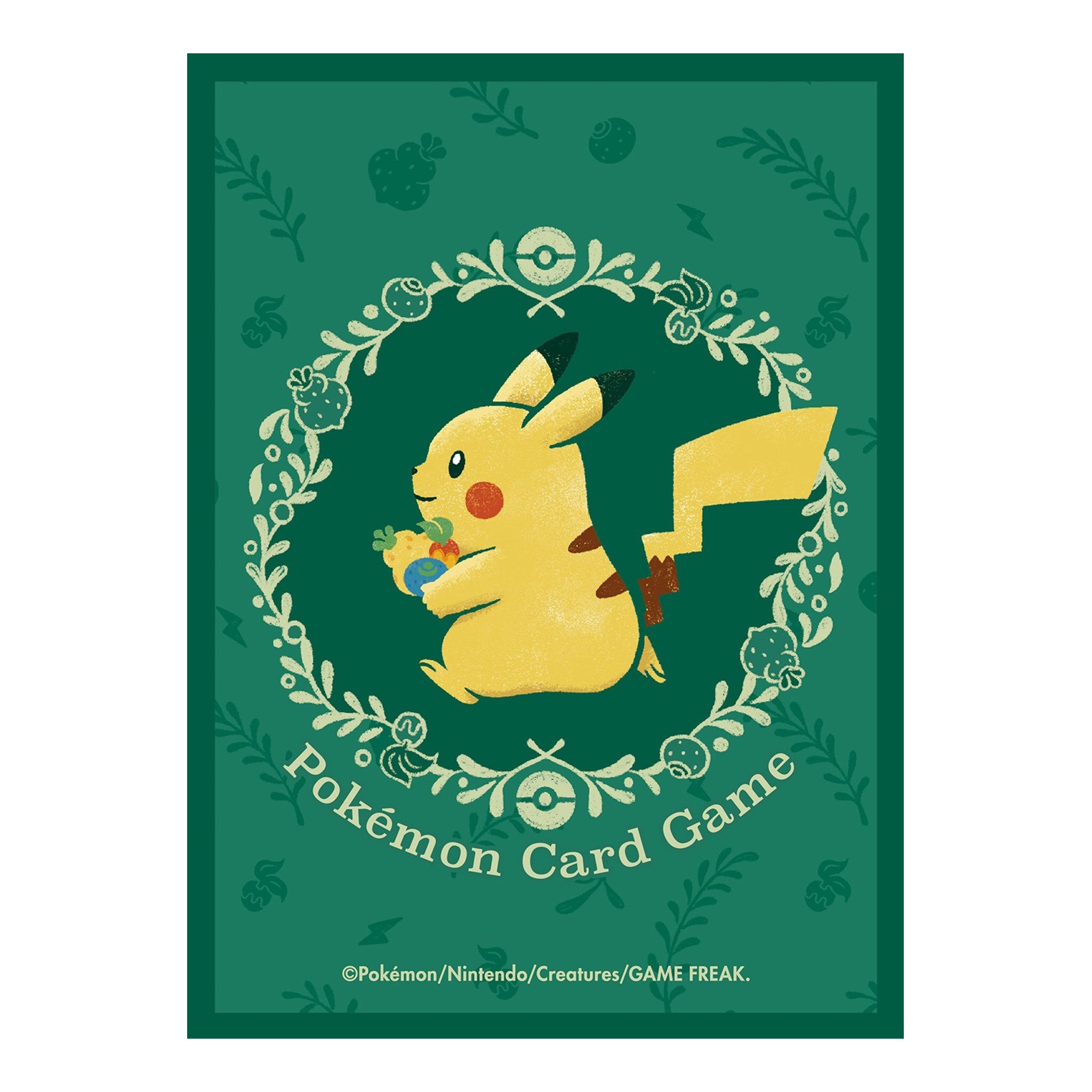 Pokémon Center Sleeves - Pikachu mit Beeren