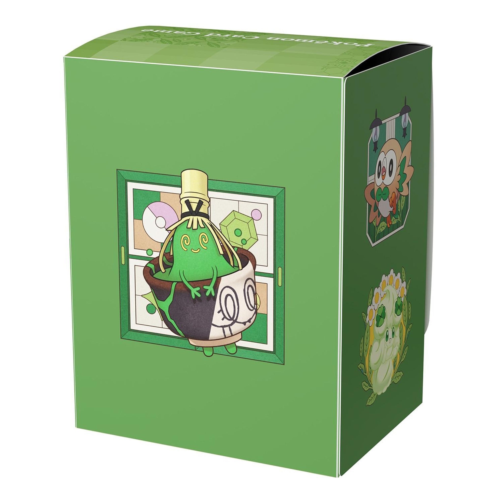 Pokémon Center Deckbox - Pikachu mit Blätter