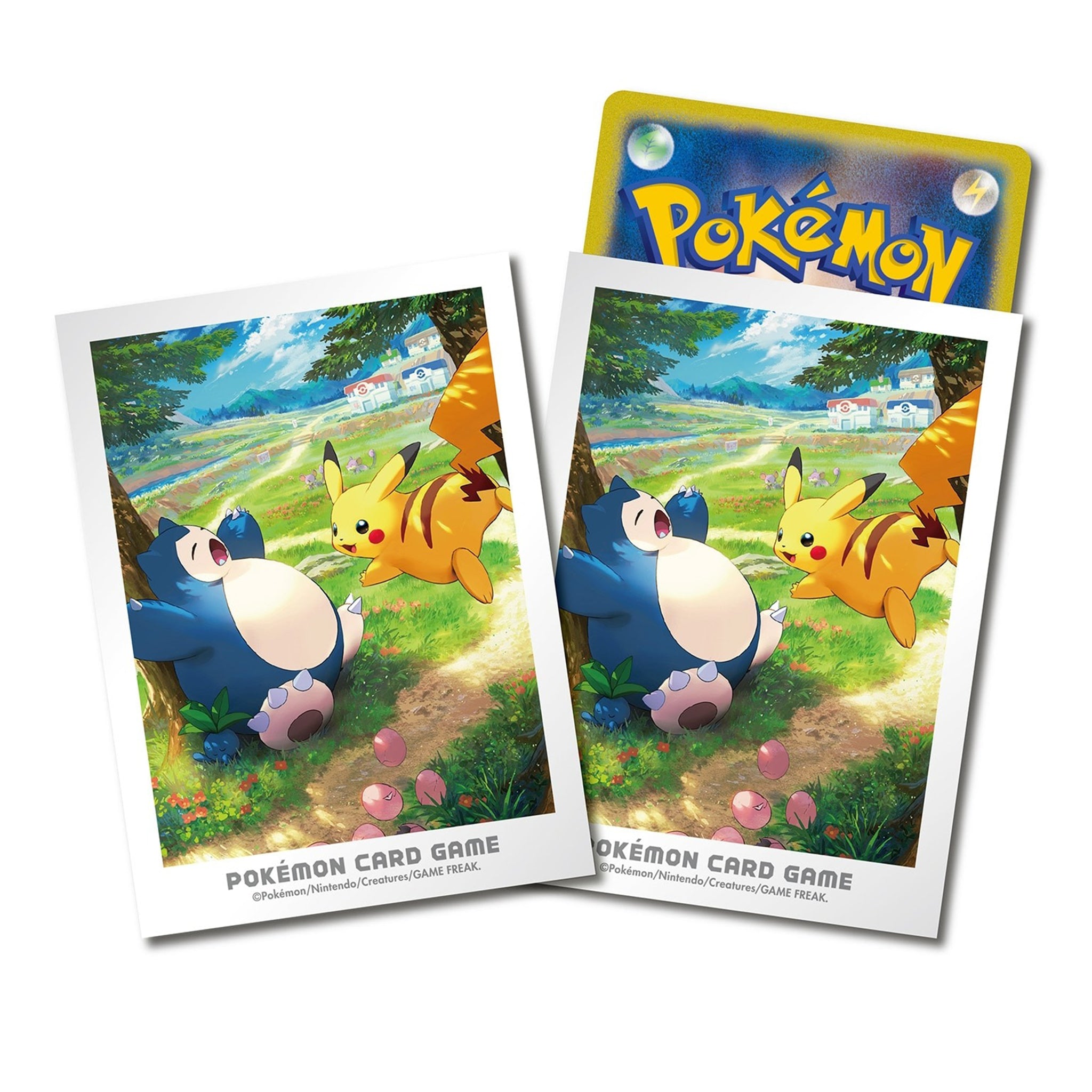 Pokémon Center Sleeves - Relaxo & Pikachu