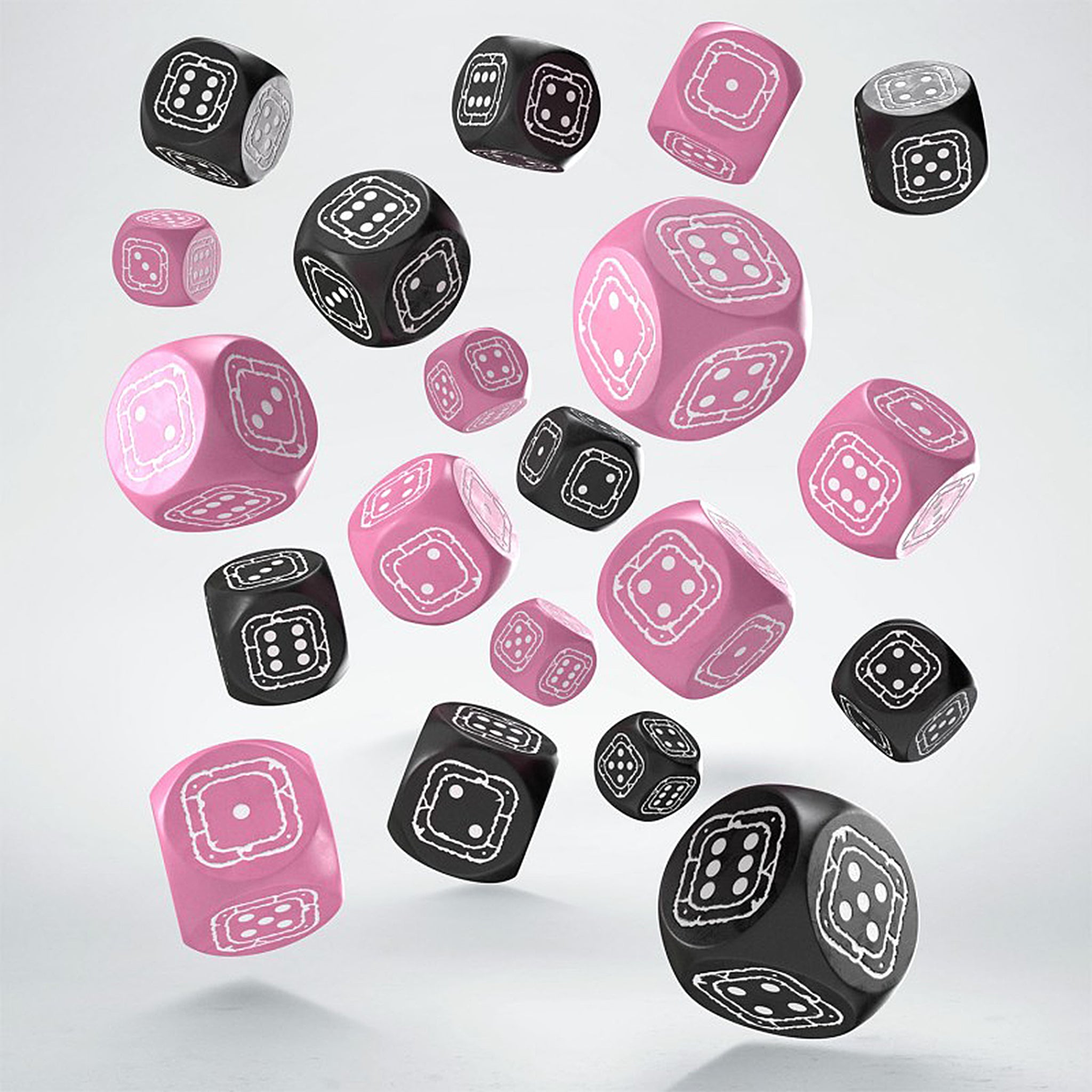 Fortress Compact D6 - Schwarz & Pink