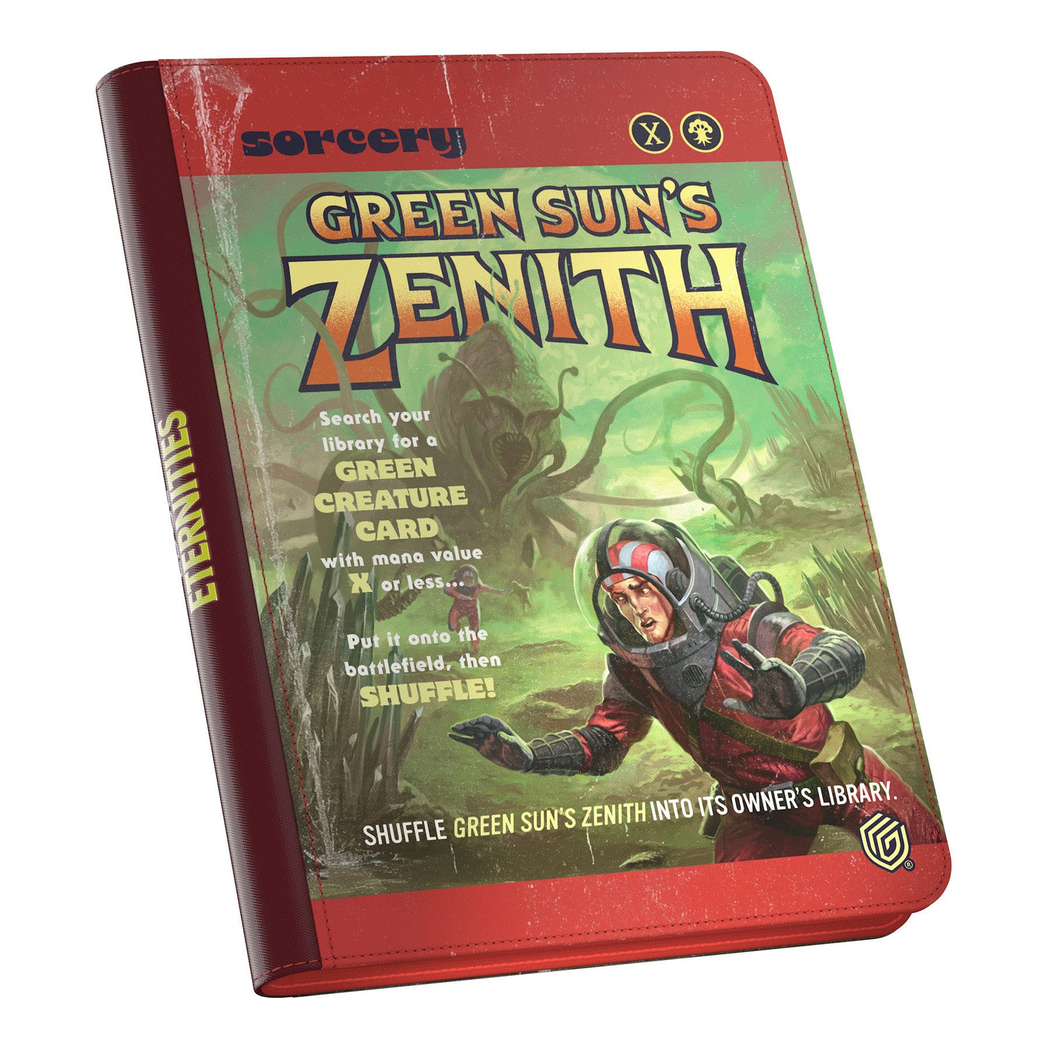 Ultimate Guard Zipfolio 360 Xenoskin - Magic: The Gathering "Edge of Eternities" - Green Sun’s Zenith