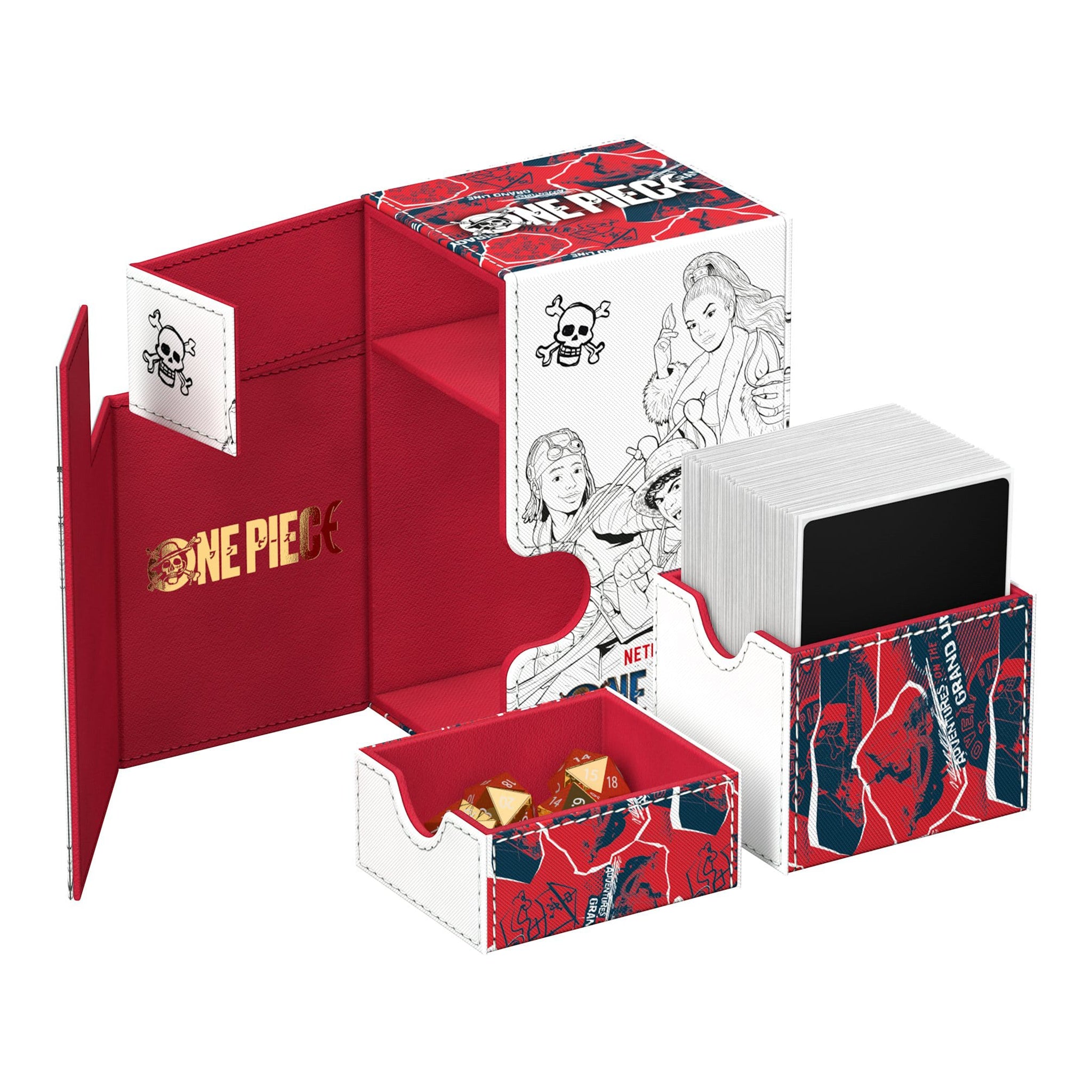Ultimate Guard Sidewinder Flip´n´Tray 80+ Xenoskin - One Piece - Sketch