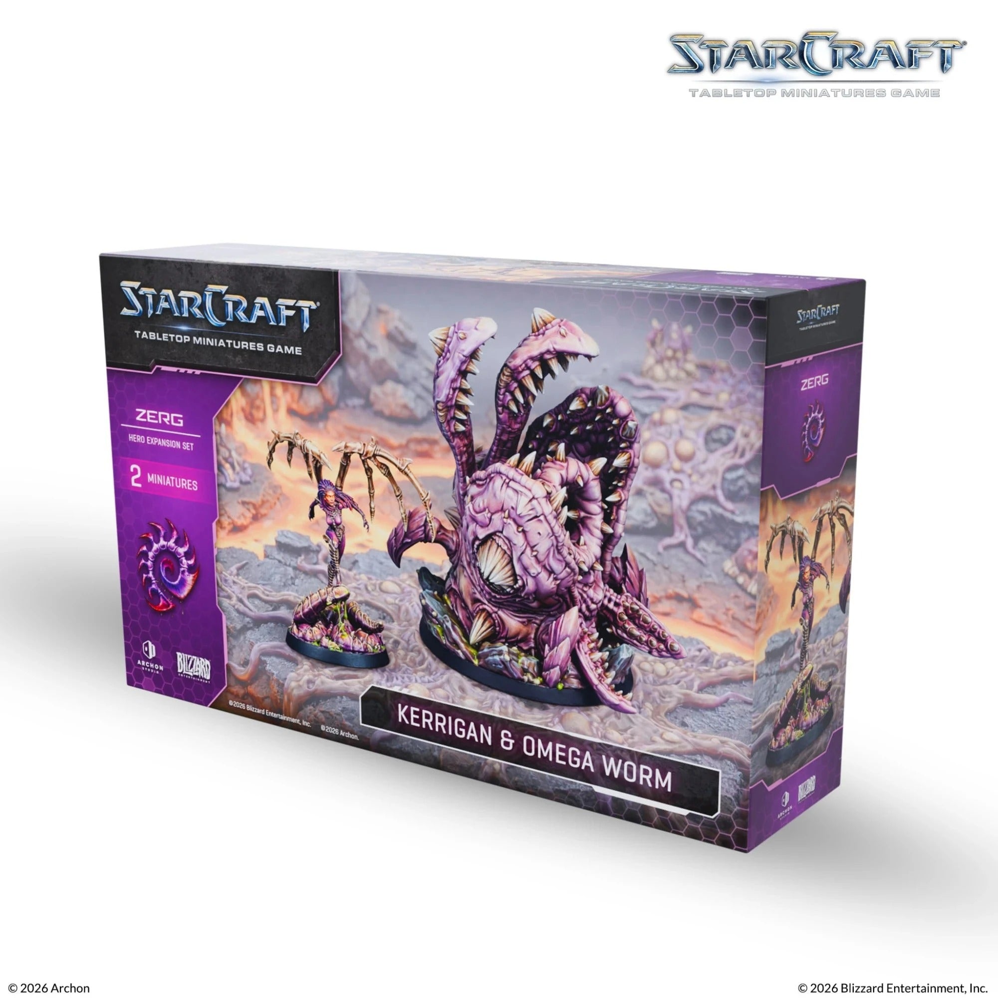 StarCraft - Kerrigan & Omega Worm - Zerg - Hero Expansion Set