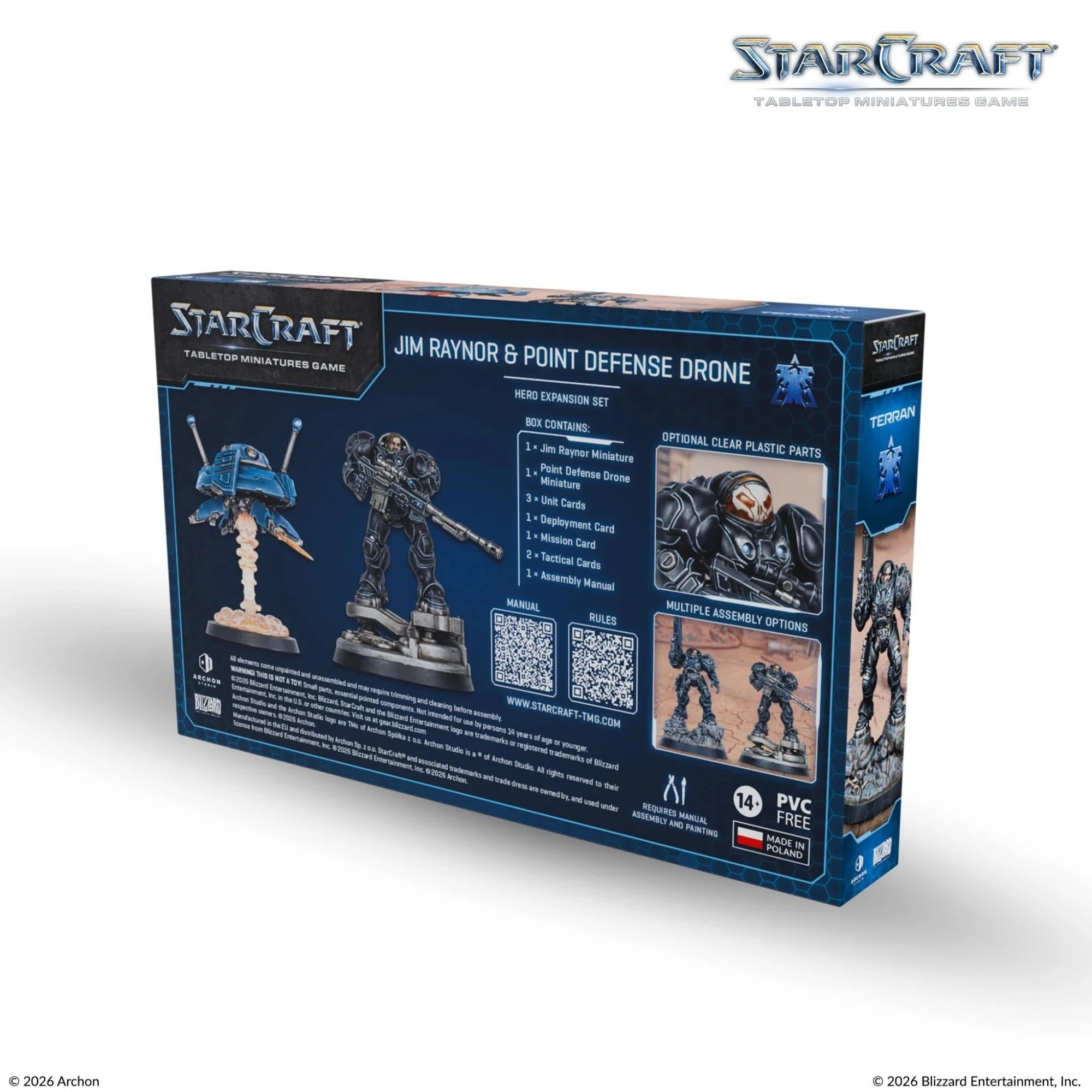 StarCraft - Jim Raynor & Point Defense Drone - Terran - Hero Expansion Set