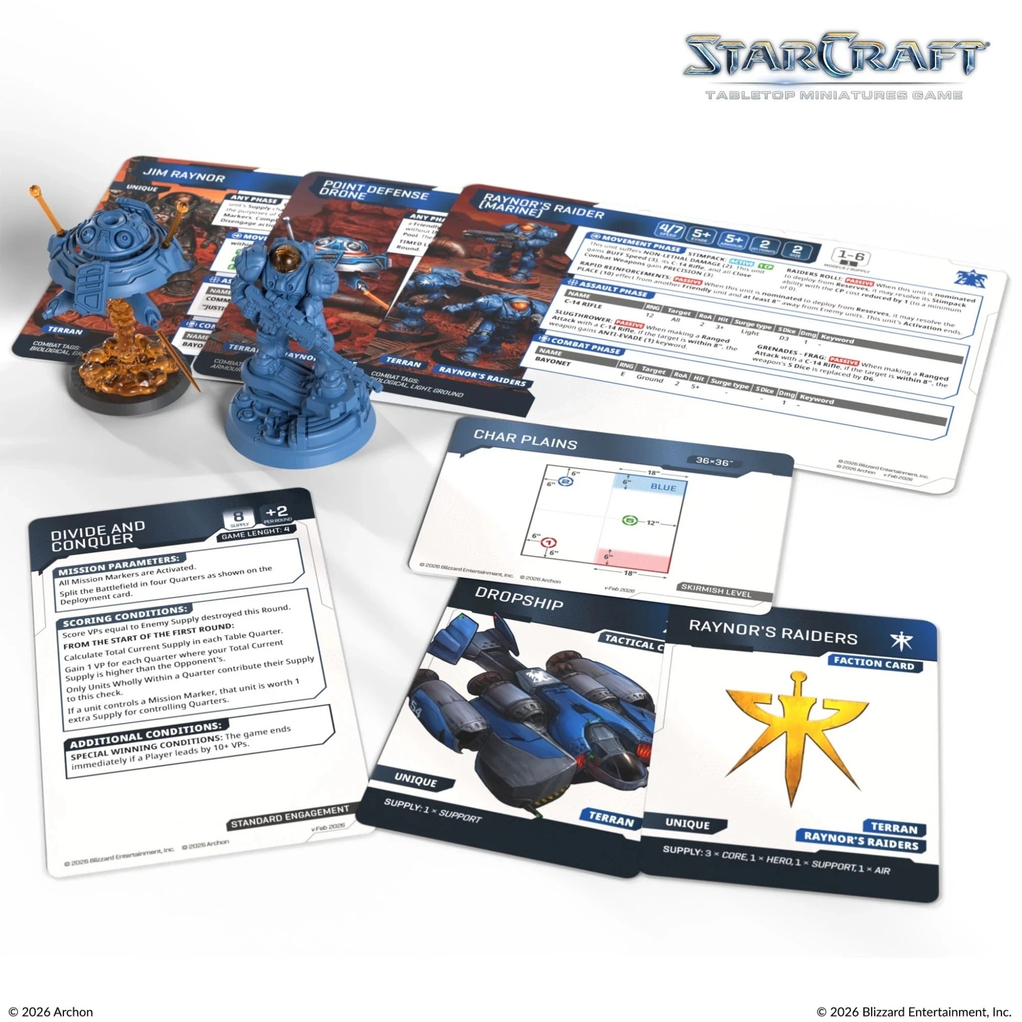 StarCraft - Jim Raynor & Point Defense Drone - Terran - Hero Expansion Set