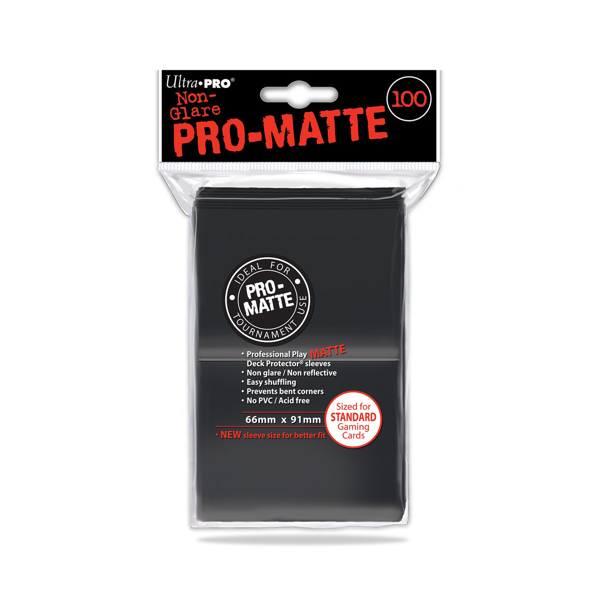 Ultra Pro - Pro Matte Deck Protector Sleeves - Schwarz