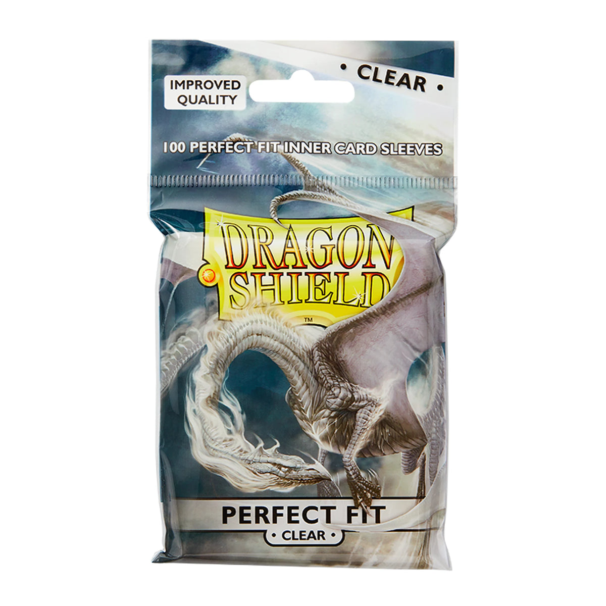 Dragon Shield - Standard Perfect Fit Sleeves - Clear/Clear (100 Sleeves)