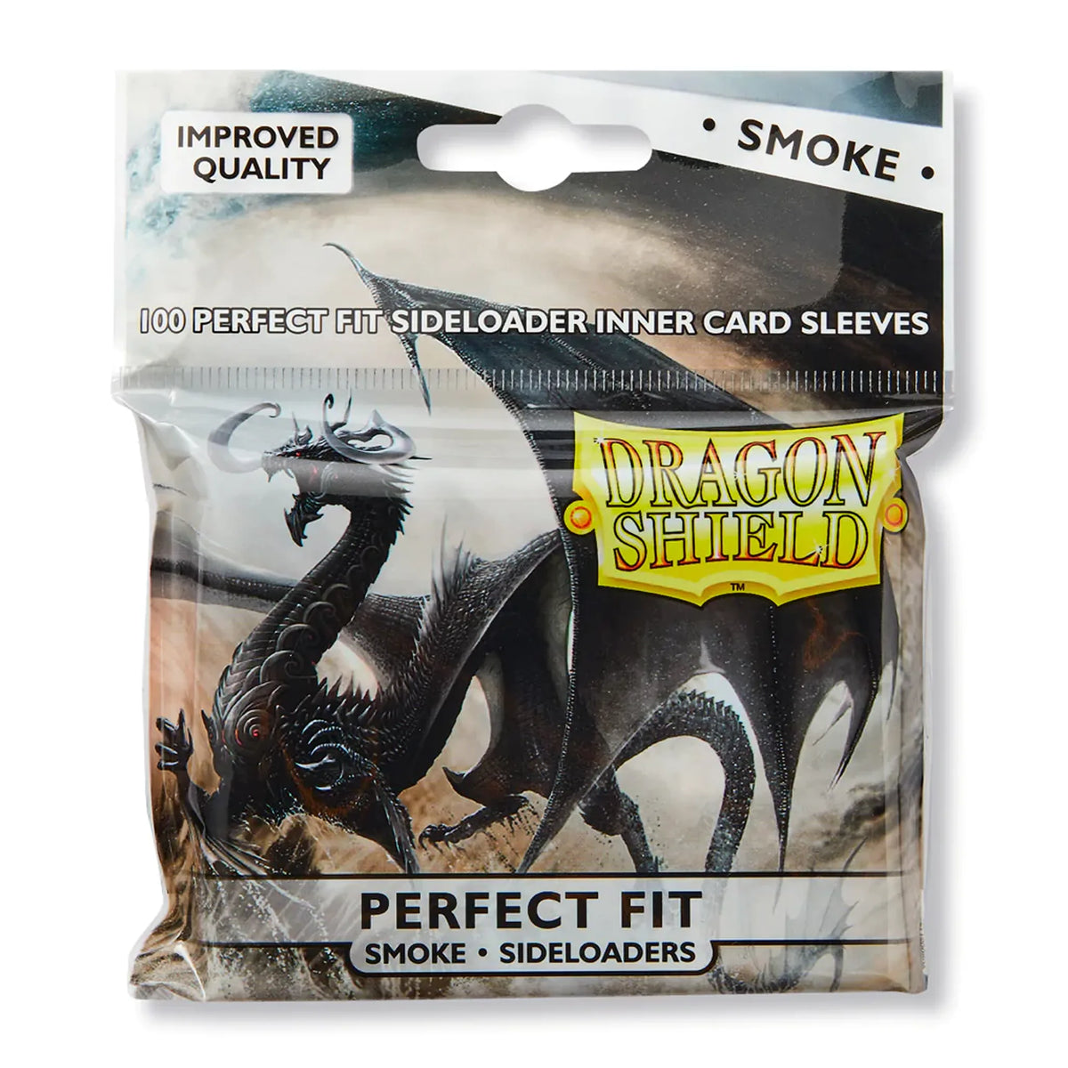 Dragon Shield - Standard Perfect Fit Sideloading Sleeves - Clear/Smoke (100 Sleeves)